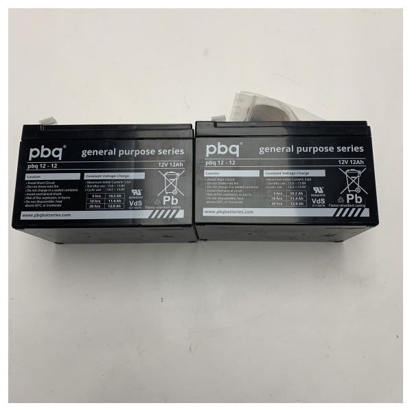 PNB 12V 12Ah Γενική Χρήση AGM Μπαταρία για Ναυτικές & Εφεδρικές Εφαρμογές Ικανότητας