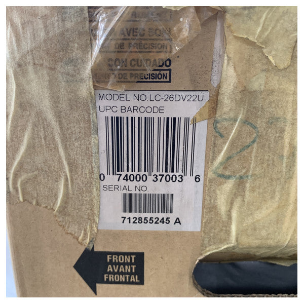 26-calowy telewizor LCD Sharp LC260DV22U Full HD