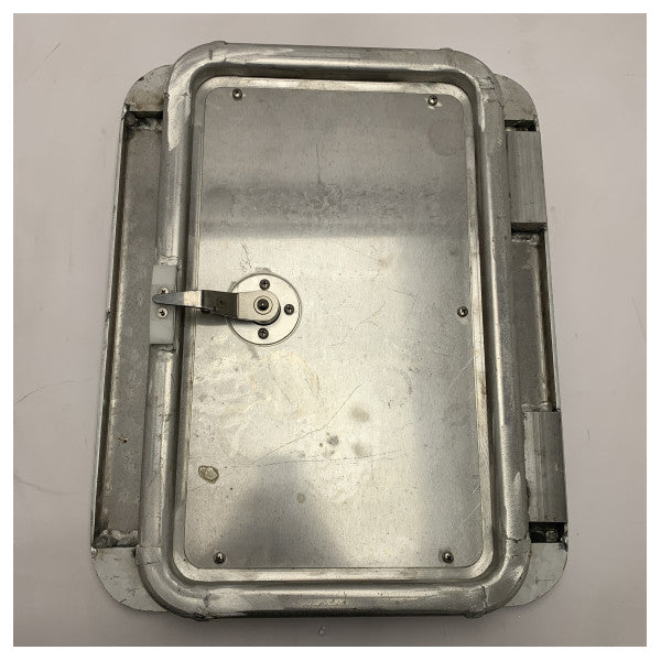 فتحة الوصول المصنوعة من الألومنيوم 540 × 440 مم مقاومة للماء وخفيفة الوزن للاستخدام البحري - 01A01C/MV SX