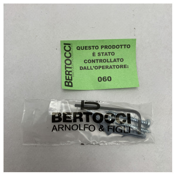 Bertocci 528 Väggmonterad tvålpump i rostfritt stål av marin kvalitet