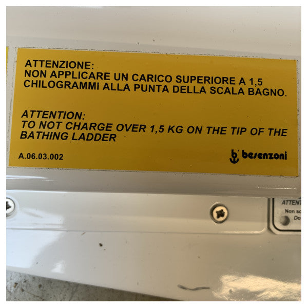 Besenzoni SI 401 automatisk hydraulisk badestige 5 trin