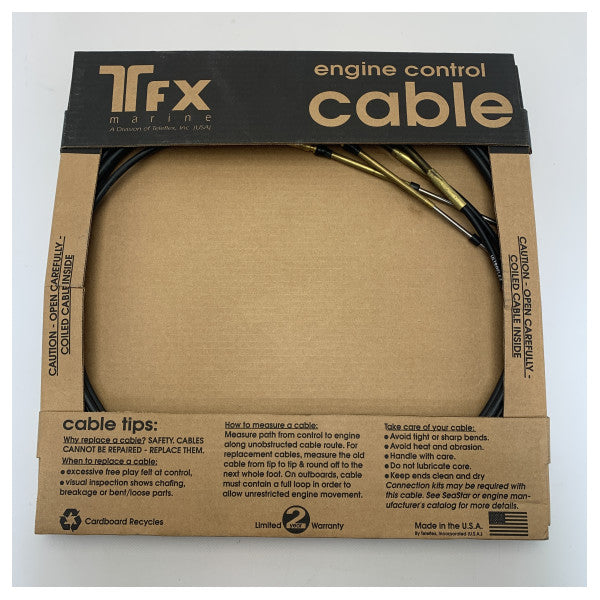 Teleflex FT14 250 Кабел за управление на двигателя за Mercury, OMC и морски двигатели - издръжлив и надежден