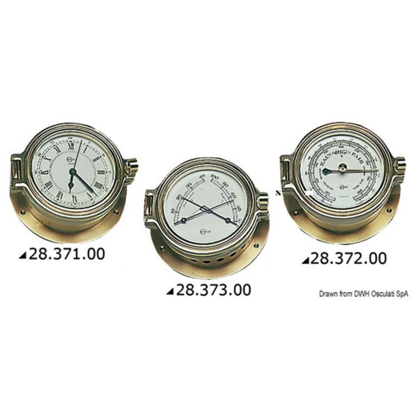 Barigo Poseidon+al Marine Clock - Ανθεκτικό ναυτικό ρολόι αλουμινίου για σκάφη και πλοία