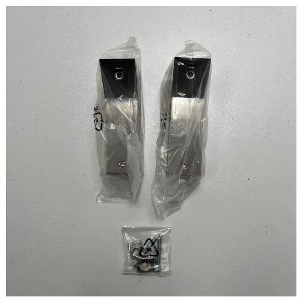 Hafele 284.09.280 wspornik półki ze szkła i drewna ze stali nierdzewnej