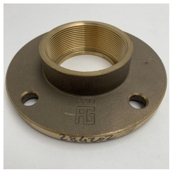 Guidi Bronze Marine Flange DN65 2 1/2 инча женска резба PN6 � устойчив на корозия тръбопроводен конектор