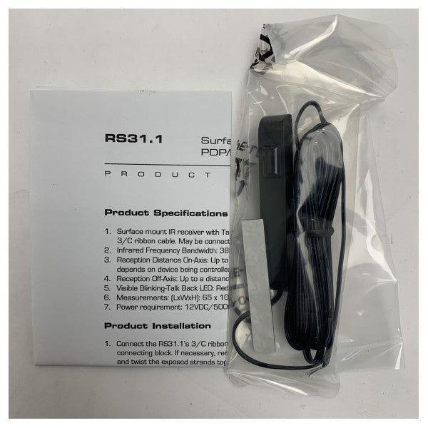 جهاز استقبال الأشعة تحت الحمراء VISTA RS 31.1 - مستشعر الأشعة تحت الحمراء المتين 38 كيلو هرتز للأنظمة الإلكترونية البحرية