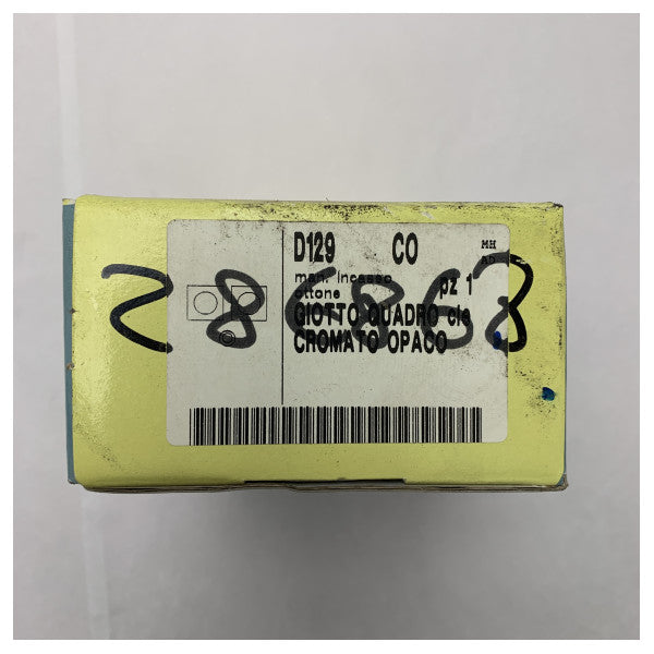 Комплект Olivari D129-CO Квадратна дръжка за врата в матов хром