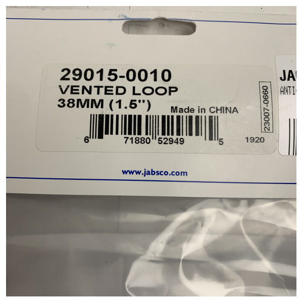 Jabsco 29015-0010 tuuletusaukko 38 mm WC:hen