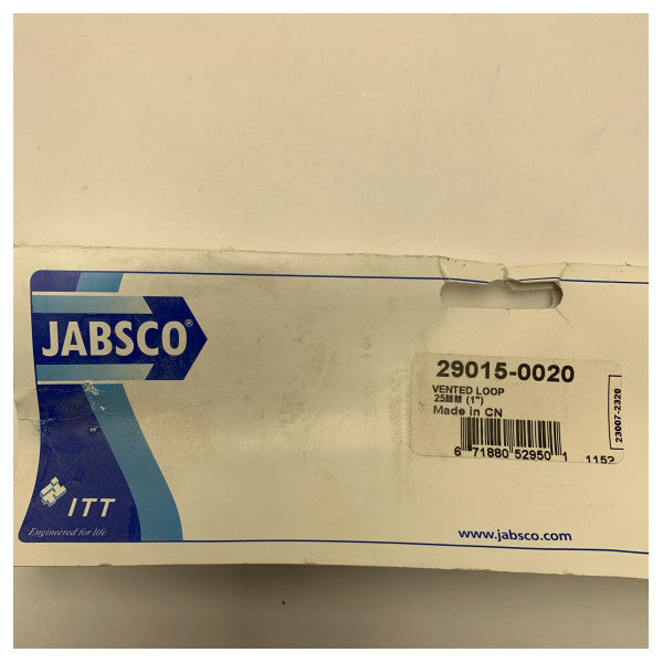 Jabsco 29015-0020 25 mm wc-ilmastin musta