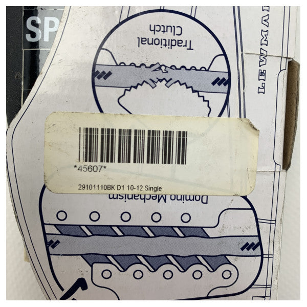 Lewmar 29101112BK DC1 10 to 12 mm Single Rope Clutch