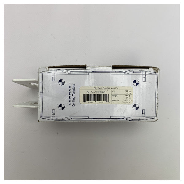 Lewmar 29101210BK D1 8 to 10 mm Double Rope Clutch