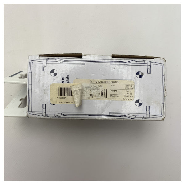 Lewmar 29101212BK D1 10 to 12 mm Double Rope Clutch