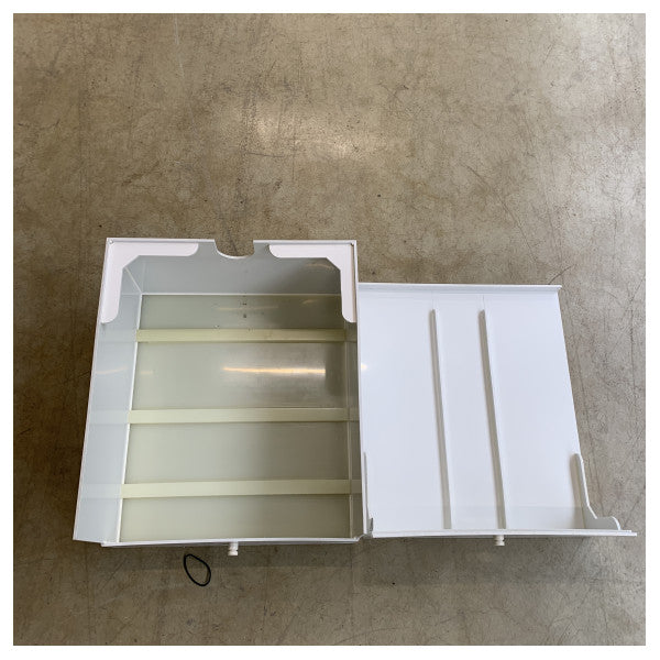 FEIT Durable Marine Battery Box - Conteneur de batterie en plastique résistant aux intempéries pour bateaux et navires