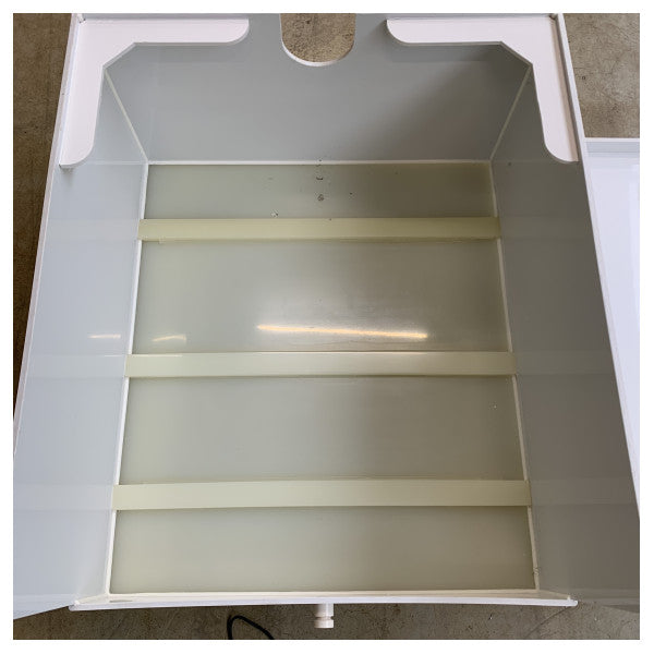 FEIT Durable Marine Battery Box - Conteneur de batterie en plastique résistant aux intempéries pour bateaux et navires