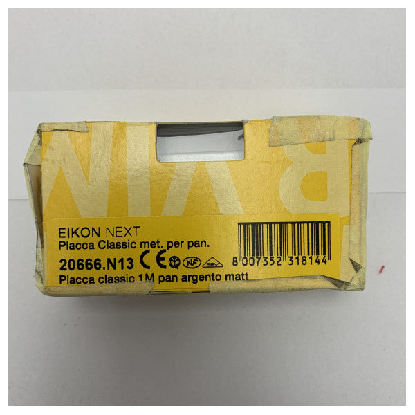 VIMAR 206666-N13 EIKON Classic Decorativo Argento Placa de portada