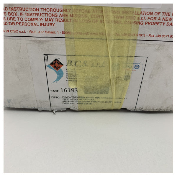 BCS P30BA 30 cc hydraulisk styringspumpe 16193