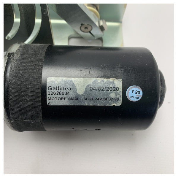 Gallinea A-PM 24V SP32 Motor do limpa para-brisas de 90 graus 02626004 - 9900568