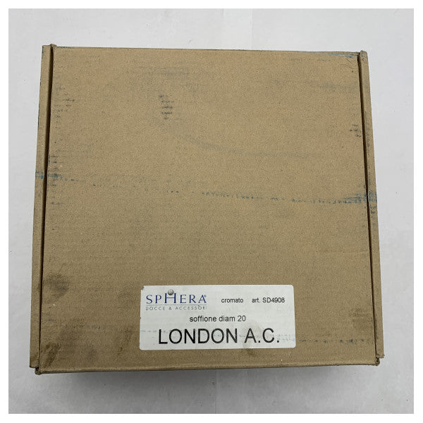 Хромирана душ глава Sphera Marine-Grade 200mm - издръжлив водоустойчив дизайн за лодки и морски бани