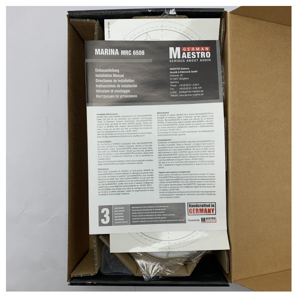 Tysk Maestro MRC 6508 høyttaler 2-veis koaksialsystem 165 mm