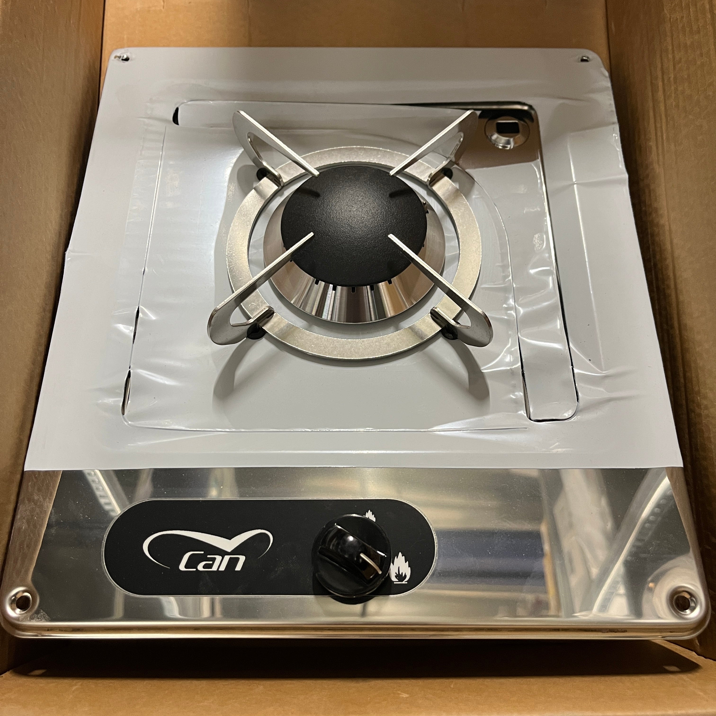 Can 1 -burner stainless steel gas cooker installation - PC1320