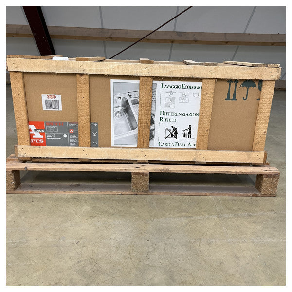 Alpex dubbel diskho i rostfritt stål 50/98 2V1B-E 900 mm