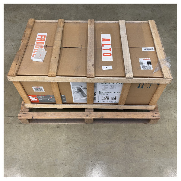 Alpex dubbel diskho i rostfritt stål 50/98 2V1B-E 900 mm