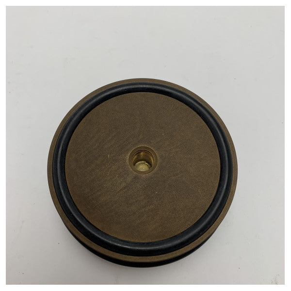 Fama Door Stopper Brass Bronze Finish - Ανθεκτικό No-Drill Stopper πόρτας σκάφους για αντοχή στο αλμυρό νερό