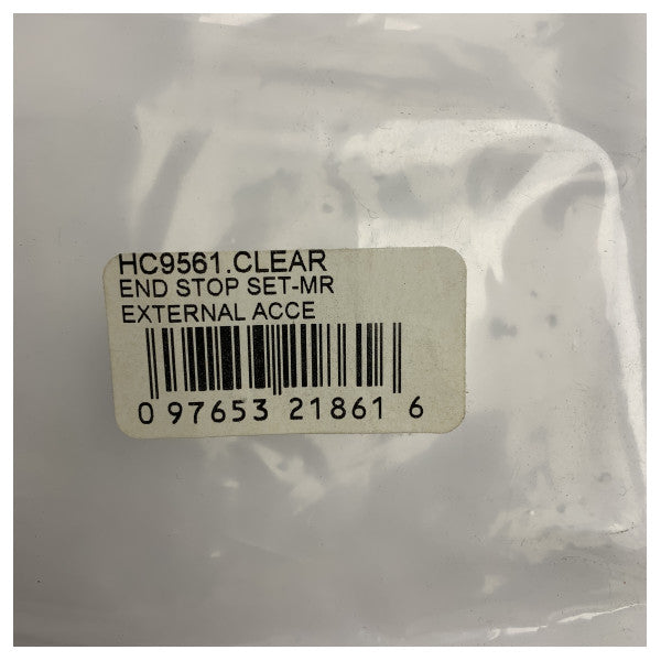 Harken HC9561.CLEAR par ändstopp silver