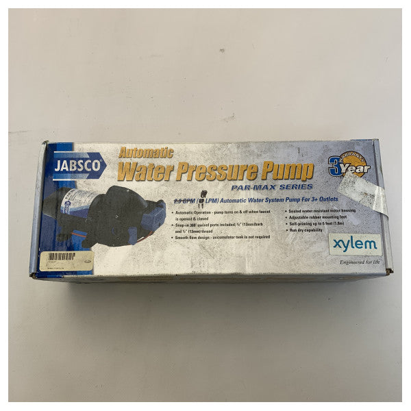 Jabsco Par Max 2.9 paineohjattu juomavesipumppu 12V 11L/min - 31395-0394