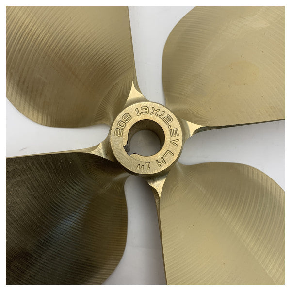 Elica Acme 209 13 x 12,5 a 4 pale in bronzo per sci nautico e wakeboard