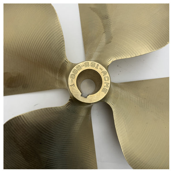 Elica Acme 209 13 x 12,5 a 4 pale in bronzo per sci nautico e wakeboard