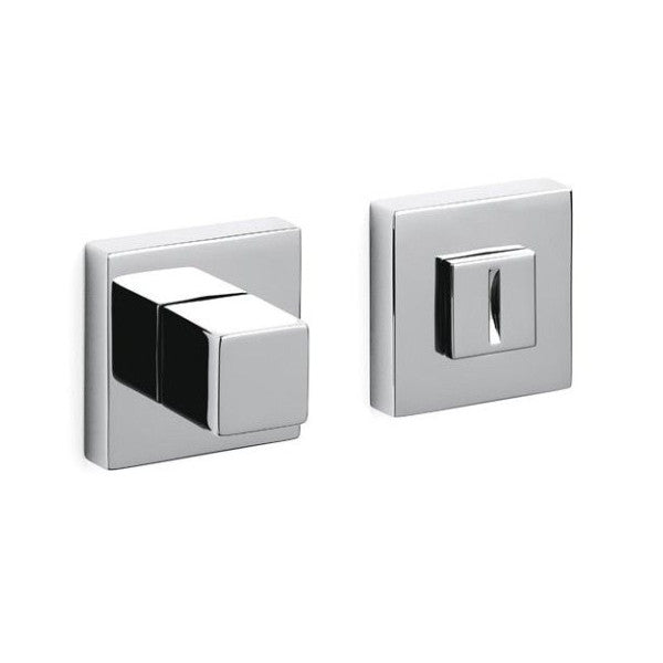 Olivari Square Bathroom Door Latch Cubo H136V6 Corrosion Resistant set