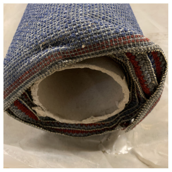 Издръжлив син морски килим Enzian Tisca Tweed 4516 - Устойчиви на атмосферни влияния морски настилки