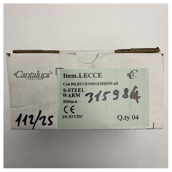 Cantalupiステンレス鋼AISI316はボート及び船のためのLEDライト�IP65暖かいライトDC 10-31Vを防水する