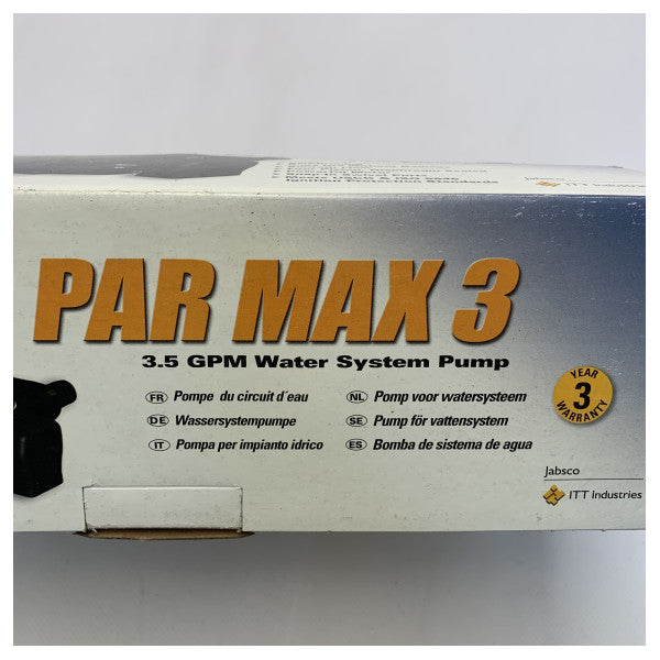 Pompa wody pitnej Jabsco Par Max 3 z regulacją ciśnienia 12V 13L/min - 31600-0092