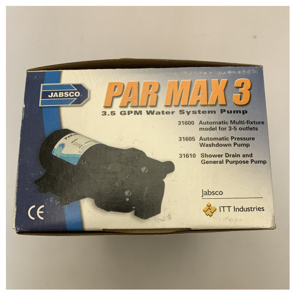 Pompa wody pitnej Jabsco Par Max 3 z regulacją ciśnienia 12V 13L/min - 31600-0092