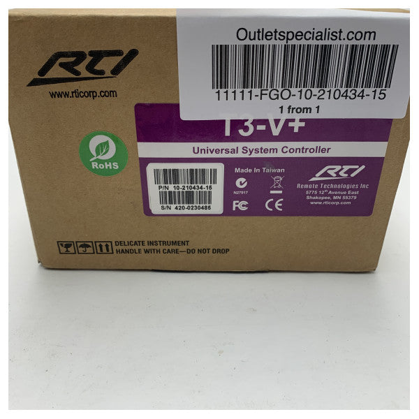 Merenkulun kosketusnäytöllinen kaukosäädin RTI T3V Plus - kestävä yleisohjain merenkulun järjestelmiin