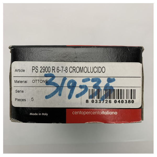 Cromolucido 2900 R 6 Ναυτικό κιτ κλειδαριάς πόρτας από επιχρωμιωμένο ορείχαλκο - PS2900R6C