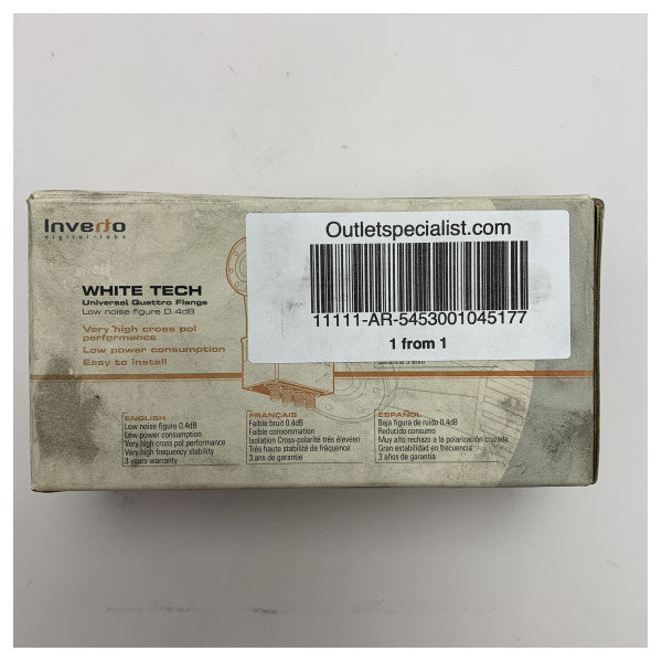 Инвертор IDLP-QTFфланш - универсален LNB 4 изхода VH/VH, фланец C120