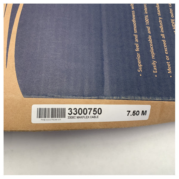Maxflex 3300750 7.5M low friction engine control cable morse