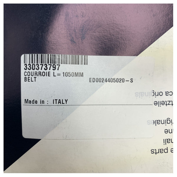 Kohler Lombardini motordrivrem svart - ED0024405020-S