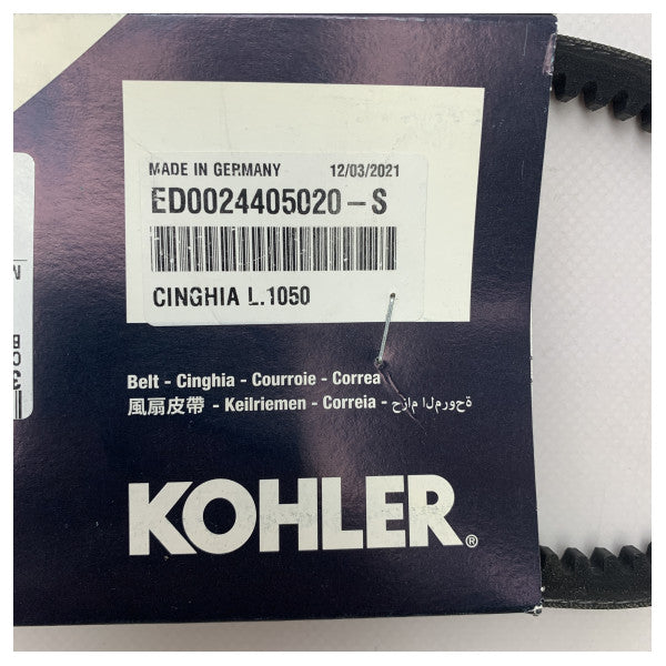 Kohler Lombardini motordrivrem svart - ED0024405020-S