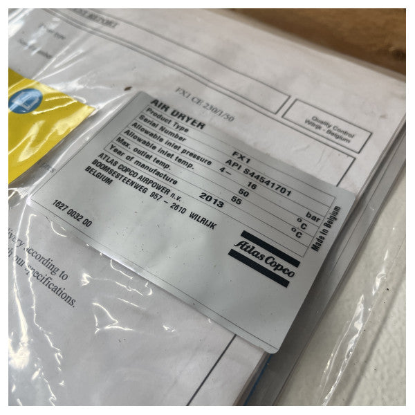 Atlas Copco FX1 RAL9010 Kompressur Dryer Air
