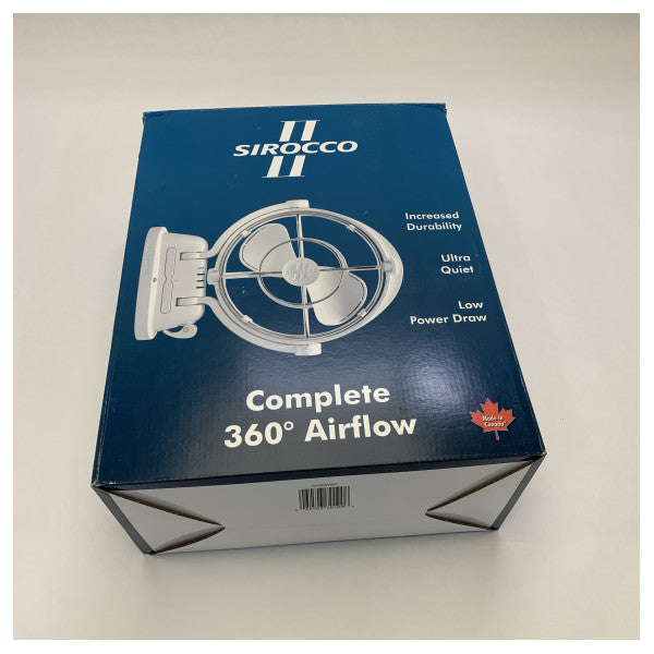 Caframo Sirocco II Marine Fan � 360� Air Circulation & Quiet Ventilation for Boats & Cabins