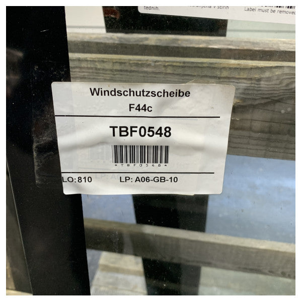 Pare-brise avant en verre noir d'origine pour Fjord 44 coupe - TBF0548