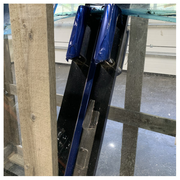 Πόρτα βεράντας από ανοξείδωτο χάλυβα Resnic Fjord με καμπύλη συρόμενη κατασκευή και γυαλί - TBF0559