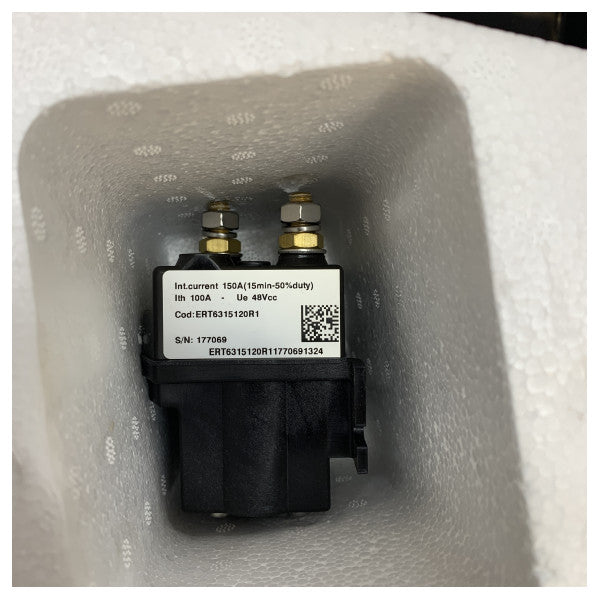 Veloce ALEPH 1500W 12V 10mm argento inox verricello elettrico con tamburo - FSAL1512D010A