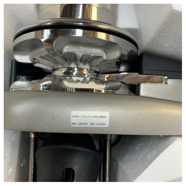 Veloce ALEPH 1500W 12V 10mm argento inox verricello elettrico con tamburo - FSAL1512D010A