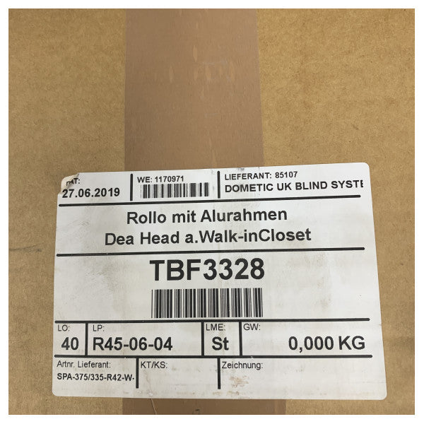 Dometic OceanAir SPA-375/335-R42 Moustiquaire et écran occultant