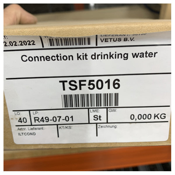 Vetus ILT connection kit for drinking water tanks - ILTCOND
